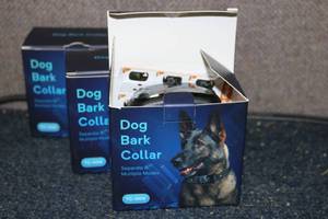 lot 137 image: 3 New Dog Bark Collars...