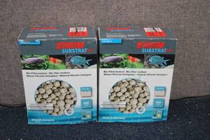 lot 143 image: EHEIM SUBSTRAT filter pellets 2 box...