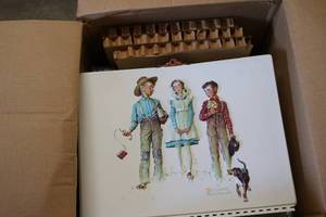 lot 163 image: Box of plastic prints...