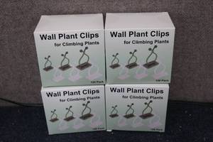 lot 193 image: 4-120 packs of wall plant clips for...