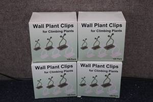 lot 195 image: 4-120 packs of wall plant clips for...
