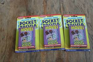 lot 224 image: 3 packs of Hoyle Pocket Trivia card...