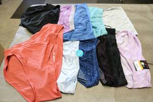 lot 240 image: 10 pairs of womens underwear sizes...