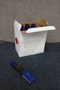 lot 246 image: 6 pack of Torch Blue lighters...
