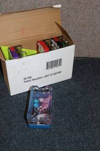 lot 262 image: 4 pack of light up ashtrays...