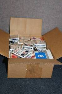 lot 279 image: Box of miscellaneous HOYLE playing ...