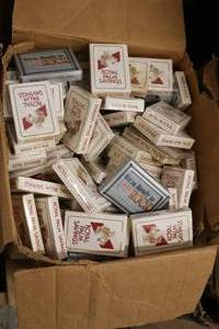 lot 280 image: Box of ROYAL PALM SAVINGS cards...