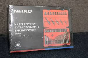 lot 286 image: 55 PIECE NEIKO MASTER SCREW EXTRACT...