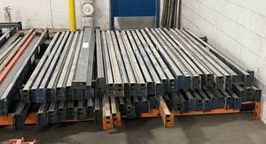 lot 19 image: LOT OF 54&nbspSTURDI-BILT&nbspBEAMS - BEAMS WILL COME WITH SOME OF THE CLIPS THOUGH A FEW WERE DISCARDED (can be bought online used fairly cheaply) SEE DESCRIPTION FOR SIZES