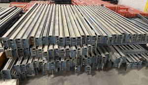lot 12 image: LOT OF 80&nbspSTURDI-BILT&nbspBEAMS - &nbspBEAMS WILL COME WITH SOME OF THE CLIPS THOUGH A FEW WERE DISCARDED (can be bought online used fairly cheaply) SEE DESCRIPTION FOR SIZES