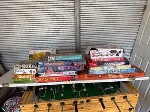 lot 21 image: Atari Flashback, Board Games Including Vintage Football & Basketball