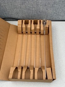 Box of Specialty Glass Volumetric Glass Rods, Pyrex Branded