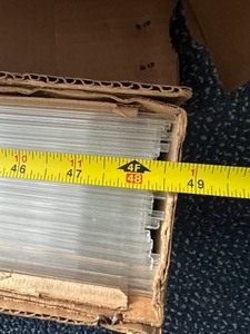 Bundle of 4mm Glass Rods, 4 feet long