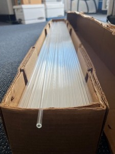 lot 6 image: Bundle Of Pyrex Glass Rods, 5mm x 4 feet Long