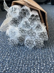 lot 12 image: 9mm x 5 Feet Glass Tubing Rods - See Photos
