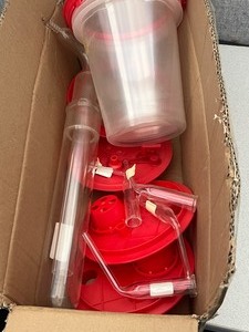 lot 13 image: Assorted Science Box, Specialty Glass and Plastic Science Supplies, See Photos for details
