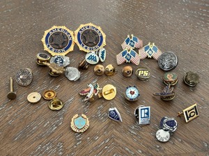lot 27 image: Lapel Pins and Badges