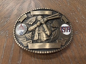 lot 45 image: Vintage Brass Belt Buckle