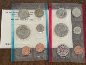 lot 50 image: 1972 P & D Mint Set