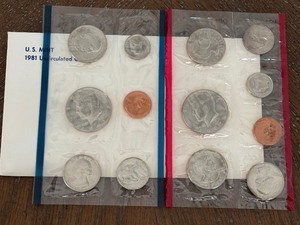 lot 59 image: 1981 P & D Mint Set