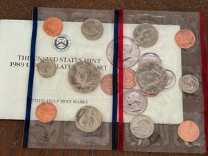 lot 62 image: 1989 P & D Mint Set