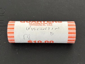 Wisconsin State Quarter Roll Denver Mint
