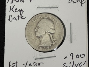 lot 22 image: 1932 Washington Quarter