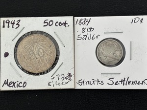 lot 30 image: Silver Foreign Coins