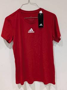 lot 30 image: NEW ADIDAS SMALL TEE SHIRT (RED)