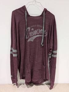 lot 35 image: (4) MAPLE GROVE CRIMSON HOODIES