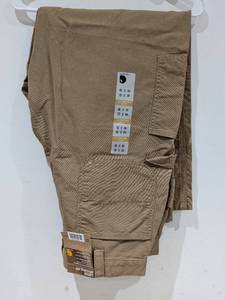 lot 18 image: NEW RED CAP CANVAS WORK DUNGAREE 40 x 30 JEANS