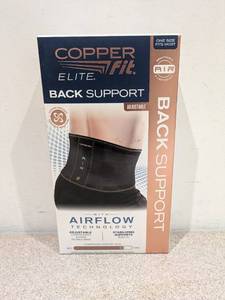lot 104 image: COPPERFIT ELITE BACK SUPPORT