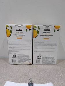 lot 105 image: (2) KIRKLAND SIGNATURES NETTOYANT CORPOREL VEGAN BODY WASH