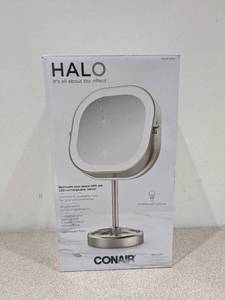 lot 115 image: CONAIR HALO LED RECHARGEABLE MIRROR