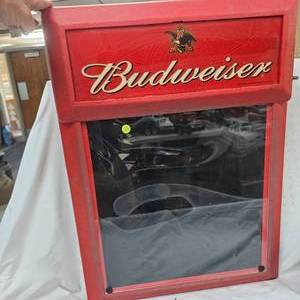 lot 39 image: 1980s Budweiser Signage, as new, old stock