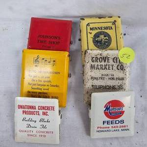 lot 52 image: Lot of 50-70 Steel Advertising Clips(6)