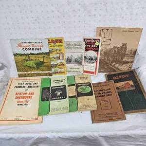 lot 54 image: John Deere and others 1950s Equipment Books and other Books