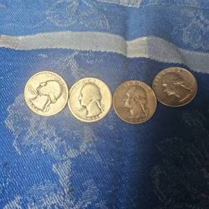 lot 83 image: 1935,1951-D,1959, 1961-D Washington 25c, Silver