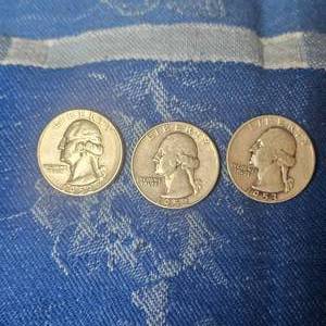 lot 74 image: 1952,1952-D, 1953 Wash 25c silver