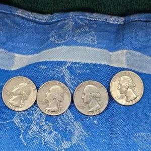 lot 101 image: 1959-D, (3)1960-D Washington 25c, Silver