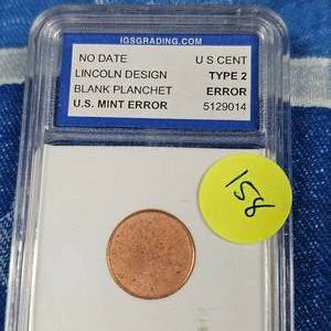 lot 158 image: Error, Blanket Penny Plancet