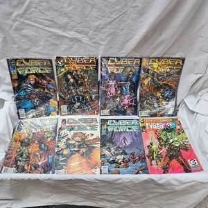 lot 162 image: Cyber Force Comic Books(8)