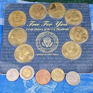 lot 170 image: US Presidents Coins and Misc