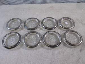 lot 8 image: (BS) Set of 8 Vintage Leonard Glass...
