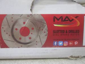 lot 28 image: (CS) Max Slotted & Drilled Disc Bra...