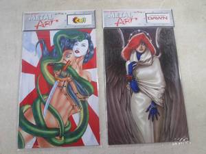 lot 99 image: (EC1) 2 Rocket USA Metal Art Shi an...