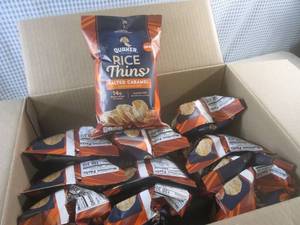 lot 149 image: (EC2) 12 Bags of Quaker Salted Cara...