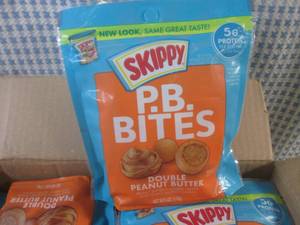 lot 162 image: (C-1) 8 Bags of Skippy P.B. Bites D...