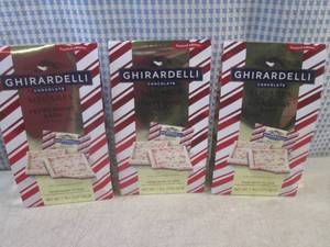 lot 171 image: (B-2) 3 Bags of Ghirardelli Pepperm...