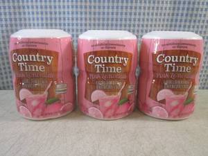 lot 172 image: (B-3) 3 Containers of Country Time ...